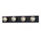 Westinghouse Fixture Wall 100W 4-Light Bath Bar, Matte Black No Shade 6117600 - alternate 2